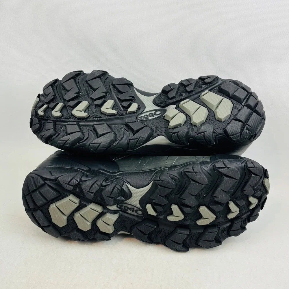 Oboz Bridger‎ Low Hiking Boot Mens 11.5 Dark Shadow Waterproof Trail Shoes 22701
